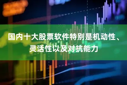 国内十大股票软件特别是机动性、灵活性以及对抗能力